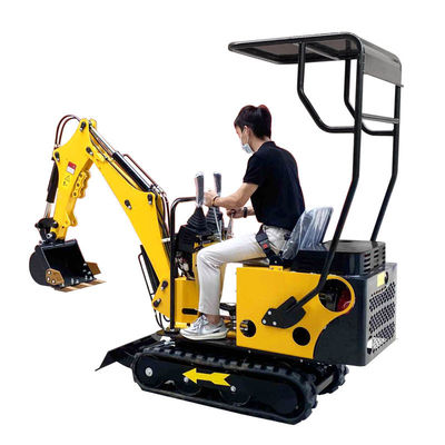 Özel Koruyucu Kapaklı Enerji Tasarruflu Mini Dizel Ekskavatör 800kg 12hp