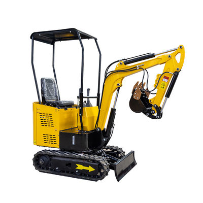 EPA Motoru 1200kg Hightop Mini Excavator Makine Üç Silindir Su Soğutucu