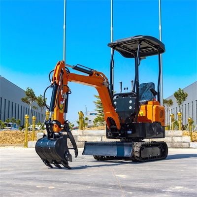 CE EURO5 Motor Hightop Mini Ekskavatör HT10G Kompakt Mini Kazıcı 360 Döndür