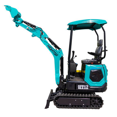 7KW Motor ve 1200kg Çalışma Ağırlığına Sahip HT12 Mini Ekskavatör