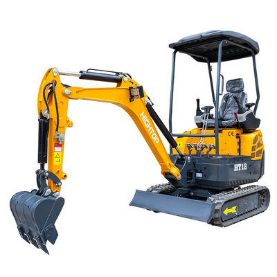 Çeşitli inşaat görevleri için 1310kg çalışma ağırlığı olan HT18L mini kazıcı